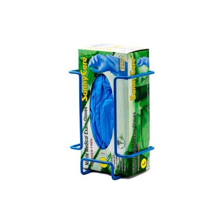 Bel-Art Bel-Art Poxygrid Glove Dispenser Rack, Single Box Holder, 5 1/2 x 4 1/4 x 8 1/4in, Blue 247390001